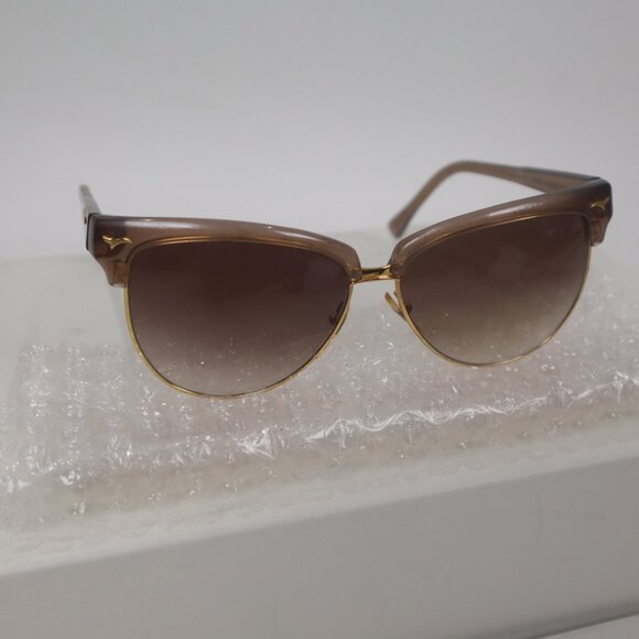 ❄ Vintage Missoni Tan Gold Sunglasses - Picture 4 of 8